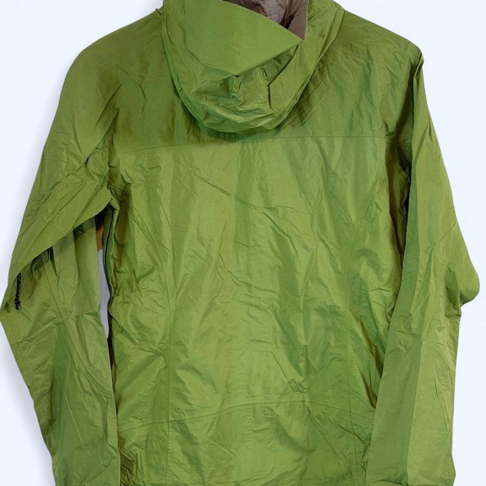 Mountain Hardwear Dry.Q Women's Size S Green Rain Jacket Zipup Ski Hiking - Picture 4 of 8